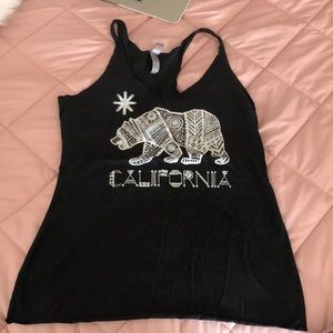 Boho style California Razorback tank